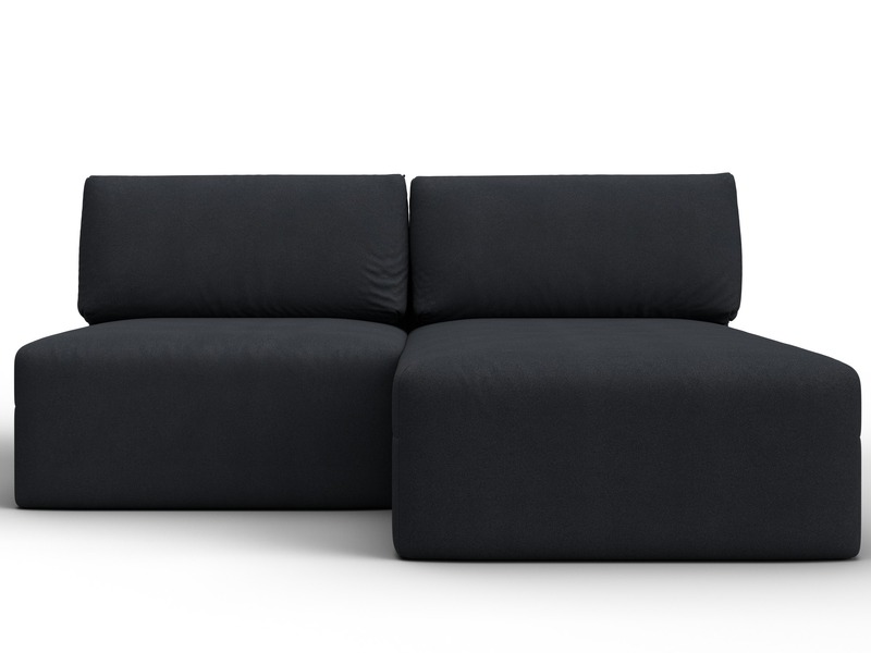 Диван угловой модульный Лига-060 НПБ угол универсальный, Замша, JOLY 16 темно-серый