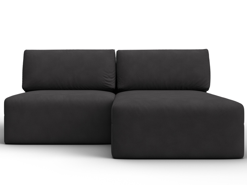 Диван угловой модульный Лига-060 НПБ угол универсальный, Замша, JOLY 08 коричневый