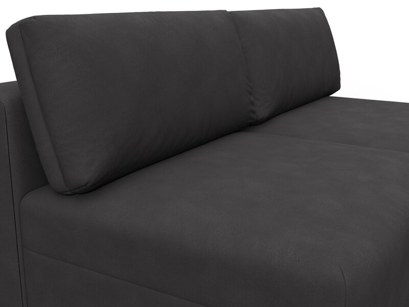 Диван угловой модульный Лига-060 НПБ угол универсальный, Замша, JOLY 08 коричневый