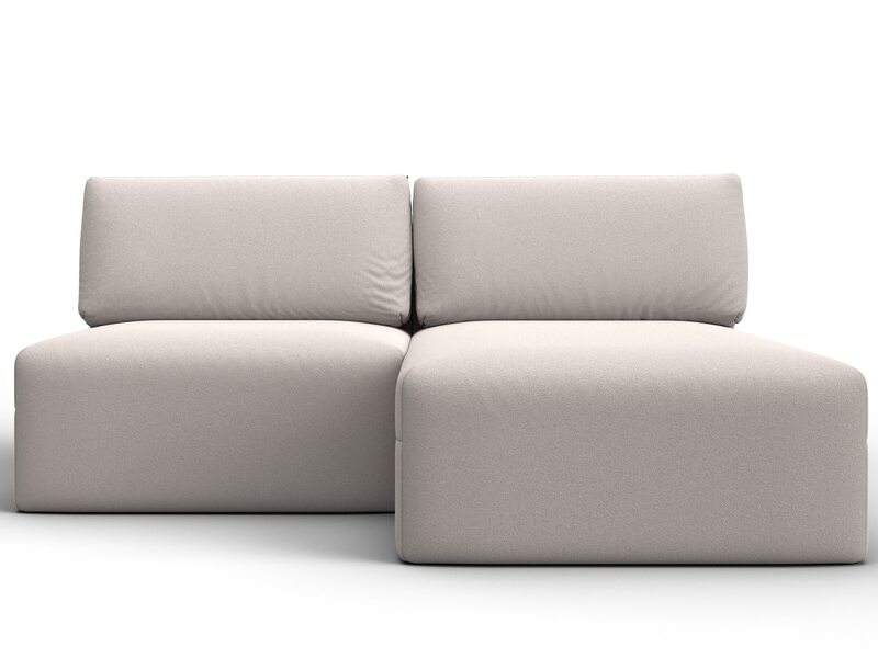 Диван угловой модульный Лига-060 НПБ угол универсальный, Замша, JOLY 05 бежевый