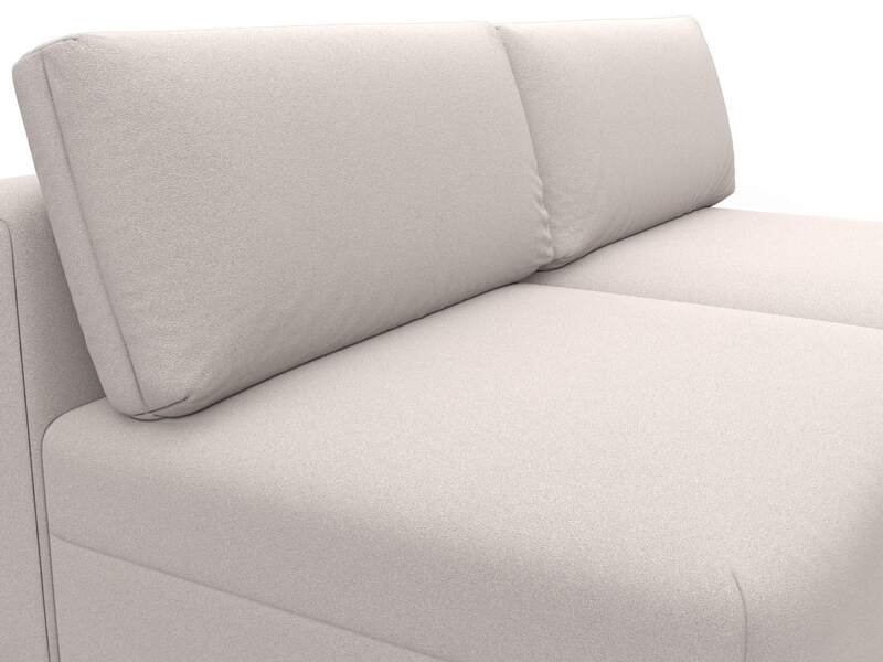 Диван угловой модульный Лига-060 НПБ угол универсальный, Замша, JOLY 05 бежевый