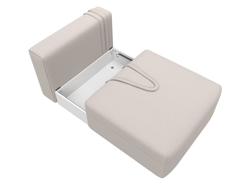 Модуль диван Лига-060 НПБ, Замша, JOLY 05 бежевый