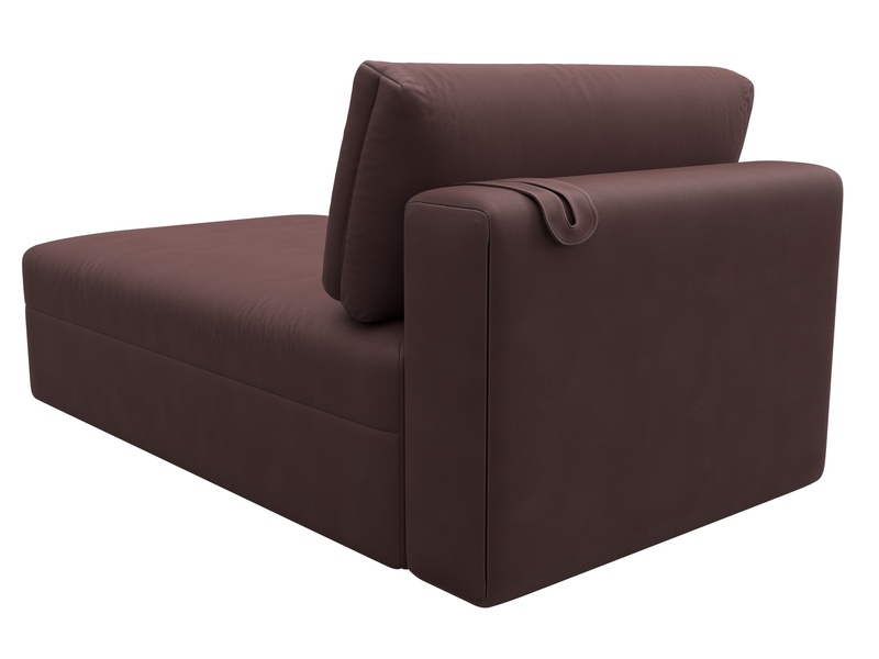 Модуль канапе Лига-060 НПБ, Замша, JOLY 09 бордовый