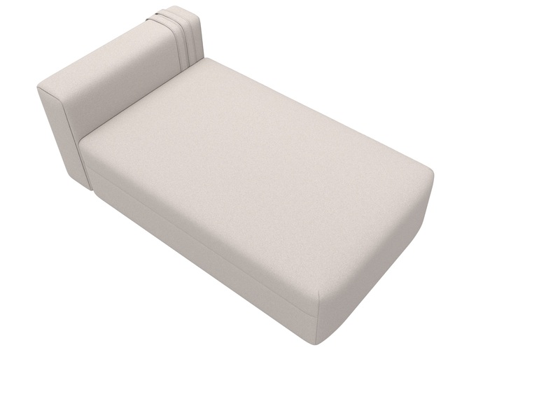 Модуль канапе Лига-060 НПБ, Замша, JOLY 05 бежевый