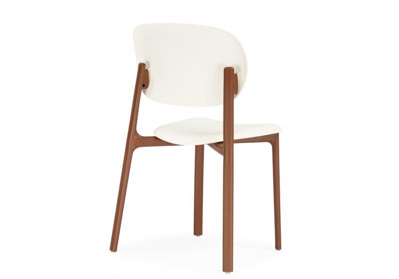 Пластиковый стул, Mokka brown / milky