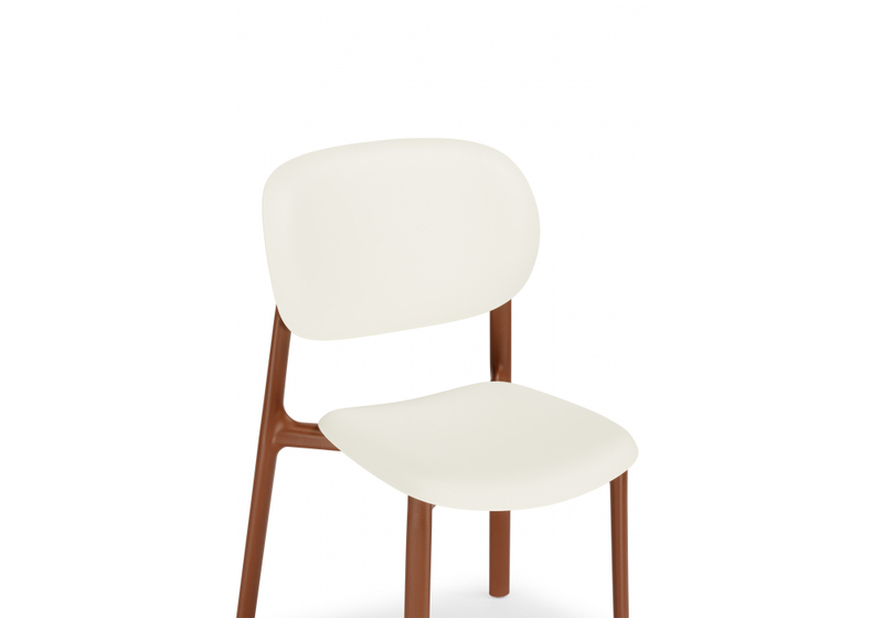 Пластиковый стул, Mokka brown / milky