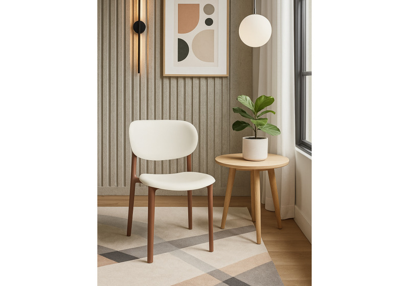 Пластиковый стул, Mokka brown / milky