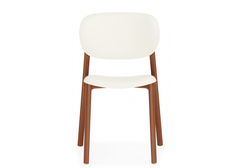 Пластиковый стул, Mokka brown / milky