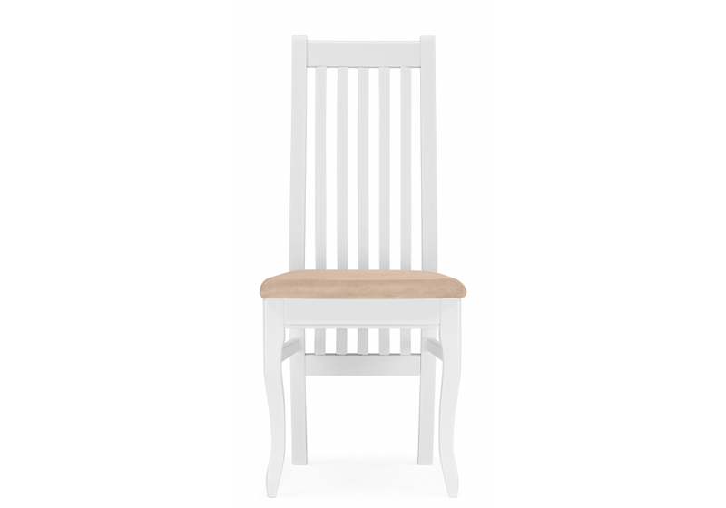 Стул деревянный, Арлет белый / tenerife latte