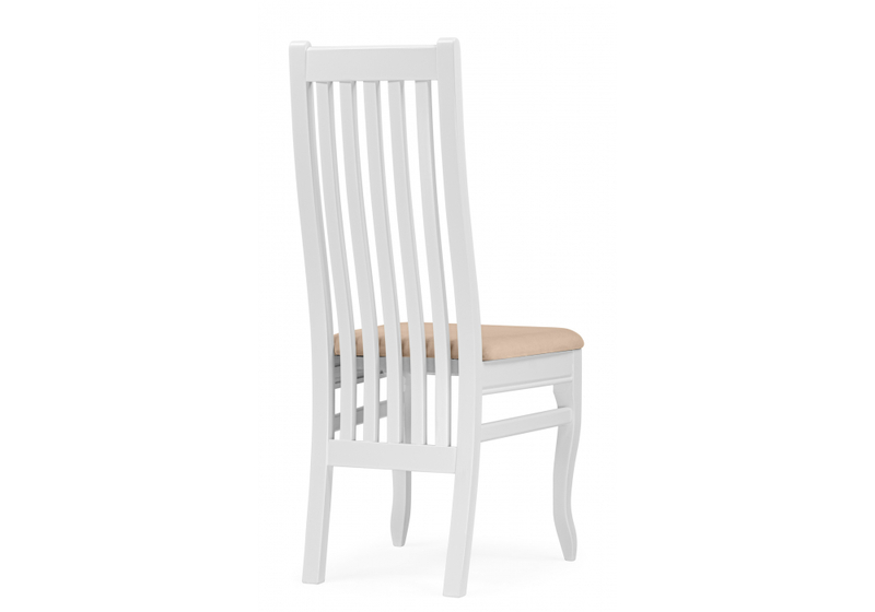 Стул деревянный, Арлет белый / tenerife latte
