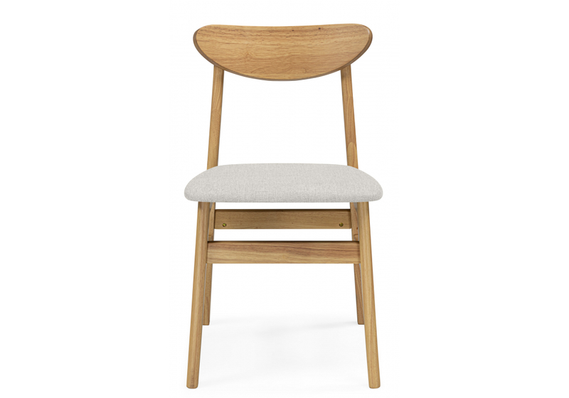 Стул деревянный, Okava wood / beige