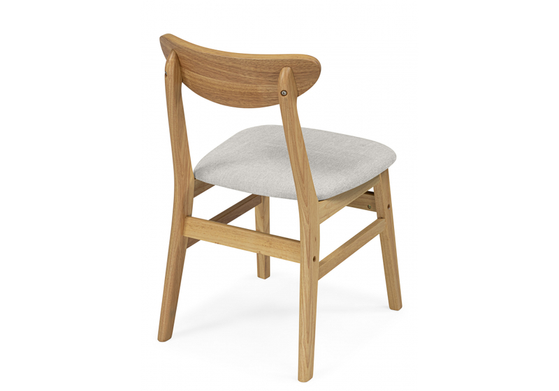 Стул деревянный, Okava wood / beige