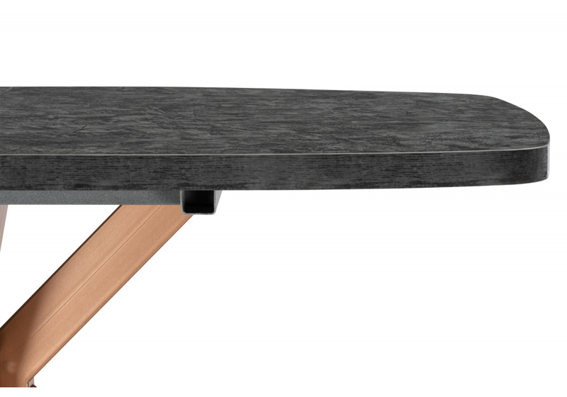 Стол деревянный, Кортез 32 116(160)x77 раздвижной малави / медь