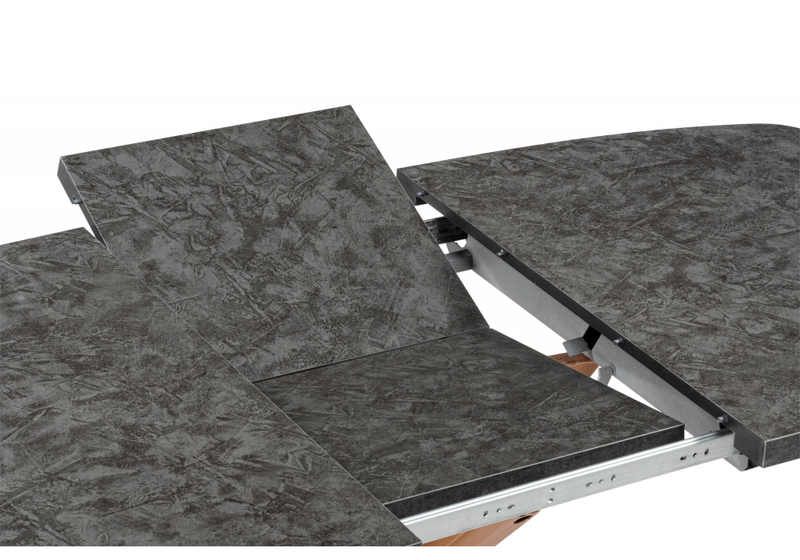 Стол деревянный, Кортез 32 116(160)x77 раздвижной малави / медь