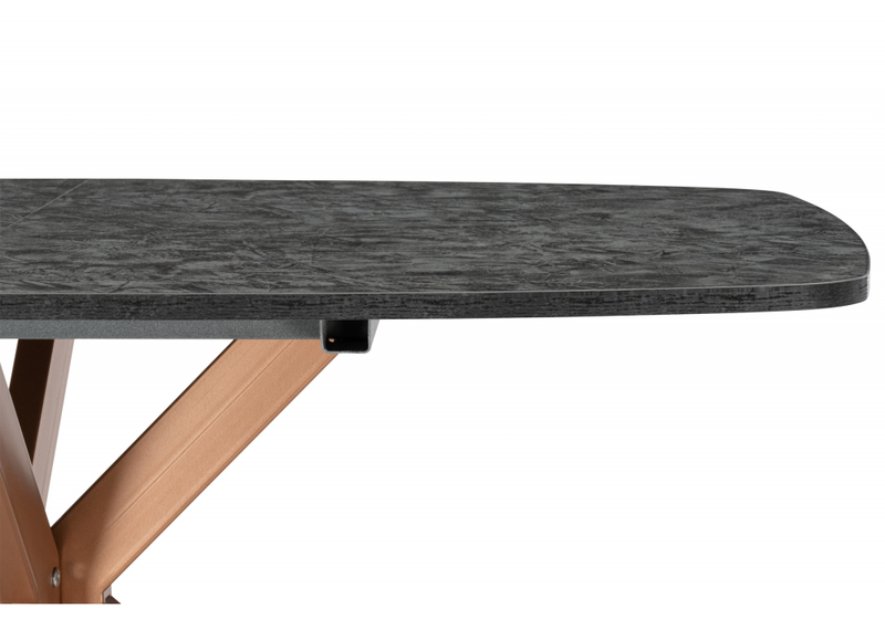 Стол деревянный, Кортез 116(160)x77 раздвижной малави / медь