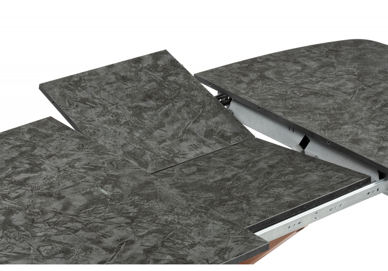 Стол деревянный, Кортез 116(160)x77 раздвижной малави / медь