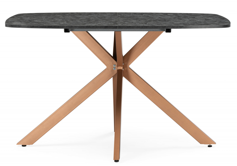 Стол деревянный, Кортез 116(160)x77 раздвижной малави / медь