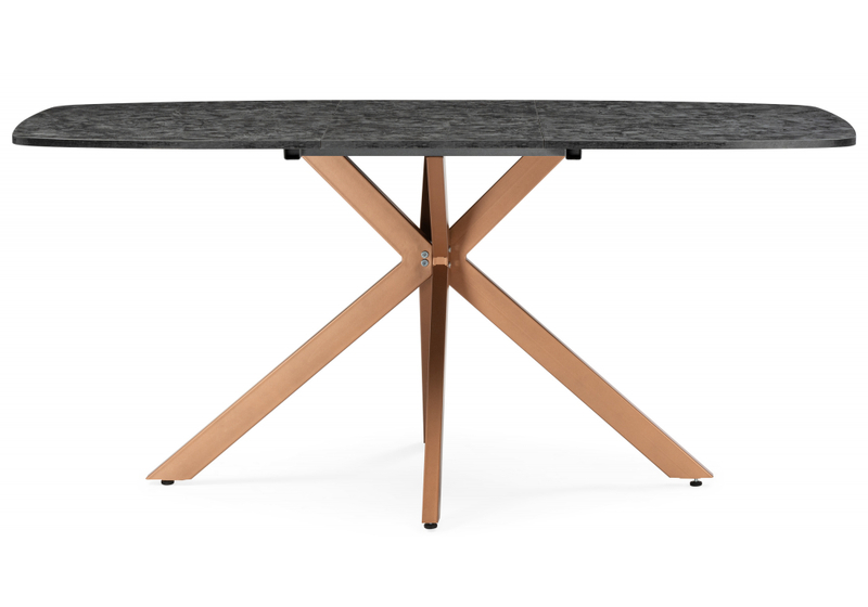 Стол деревянный, Кортез 116(160)x77 раздвижной малави / медь