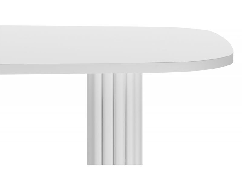 Стол деревянный, Бавария B 180 х 90 белая пленка шагрень / белый