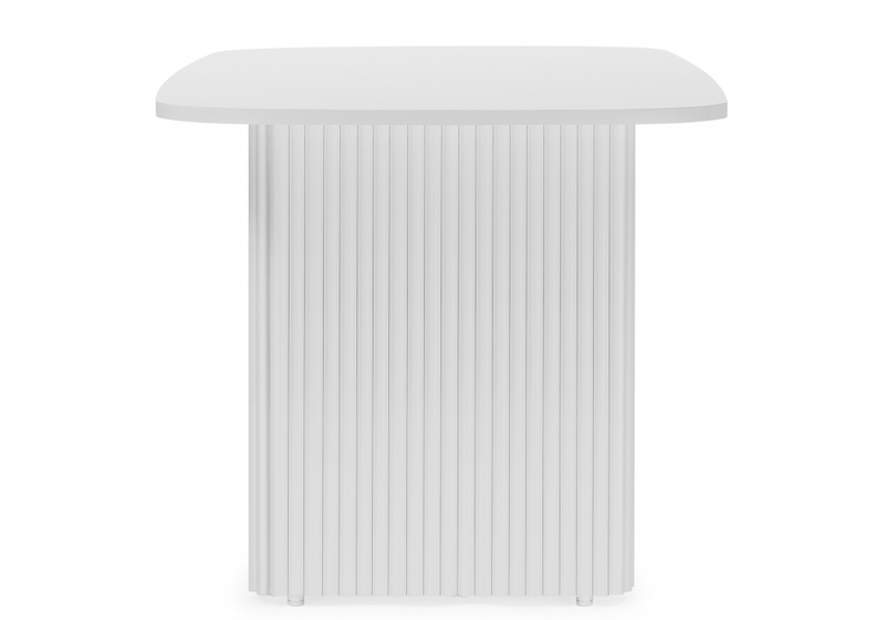 Стол деревянный, Бавария B 180 х 90 белая пленка шагрень / белый