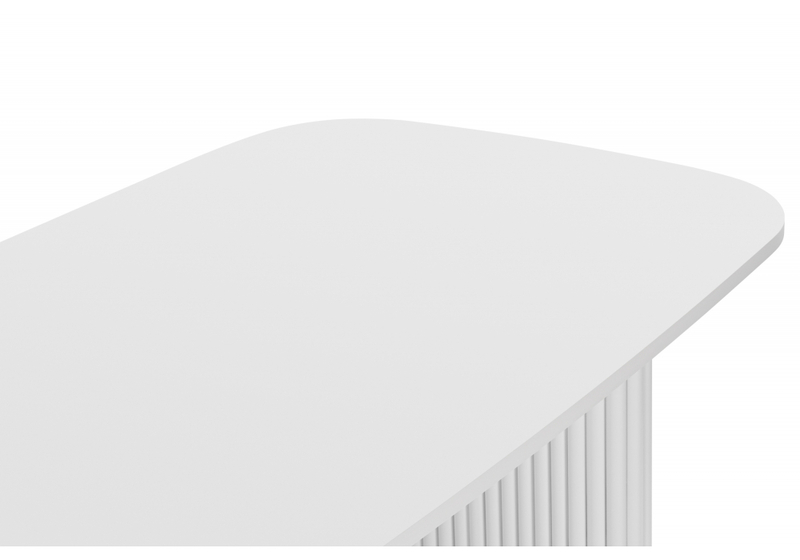 Стол деревянный, Бавария B 200 х 90 белая пленка шагрень / белый