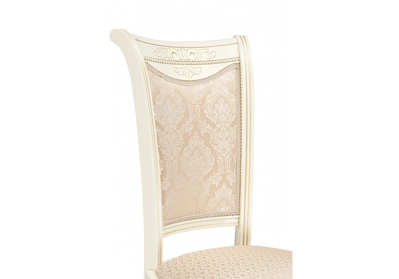 Стул деревянный, Mariano линур блекл комби / слоновая кость