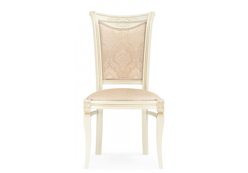 Стул деревянный, Mariano линур блекл комби / слоновая кость