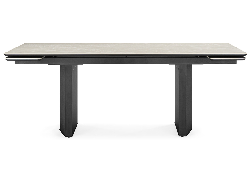 Керамический стол, Монерон 200x100 burberry bianco matt / черный