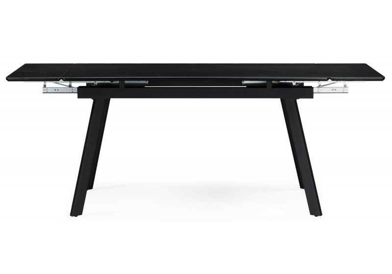 Керамический стол, Норман 120(180)х80 shakespeare black / черный