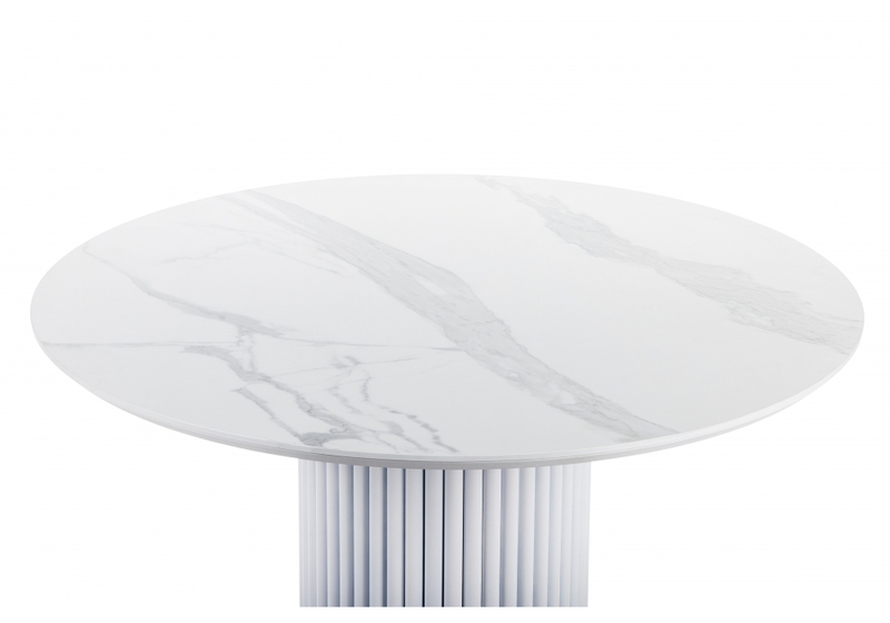 Керамический стол, Барел 110 patagonoa bianco repose / белый