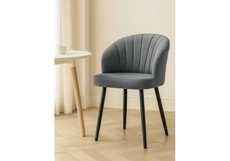 Стул на металлокаркасе, Бэнбу marseille 11 данс / черный