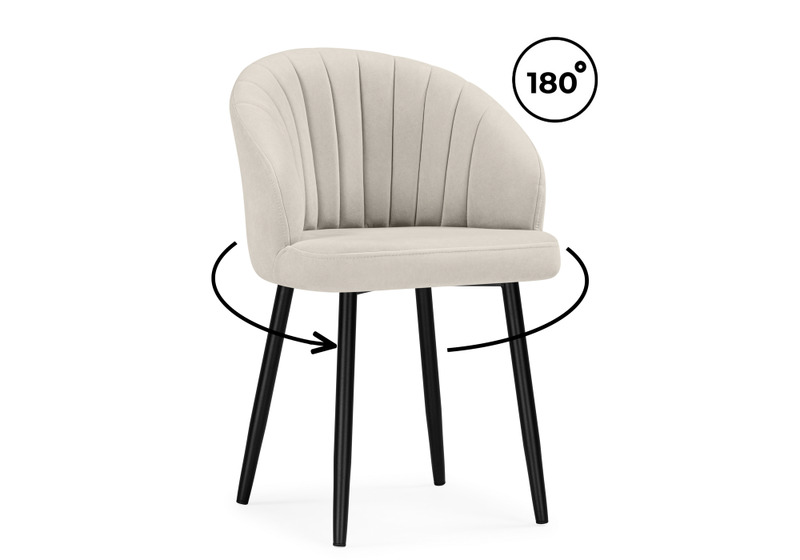 Стул на металлокаркасе, Бэнбу marseille 2 данс / черный