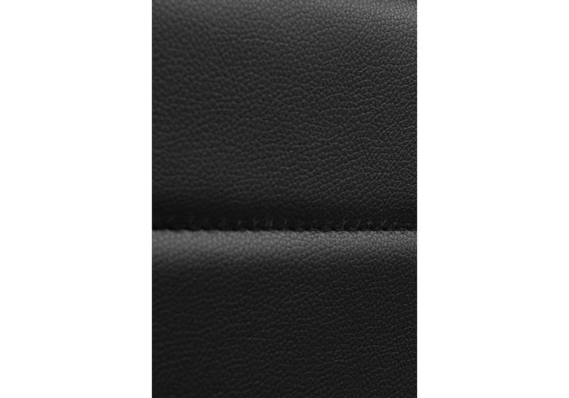 Стул на металлокаркасе, DC2-001 искусственная кожа черный / черный