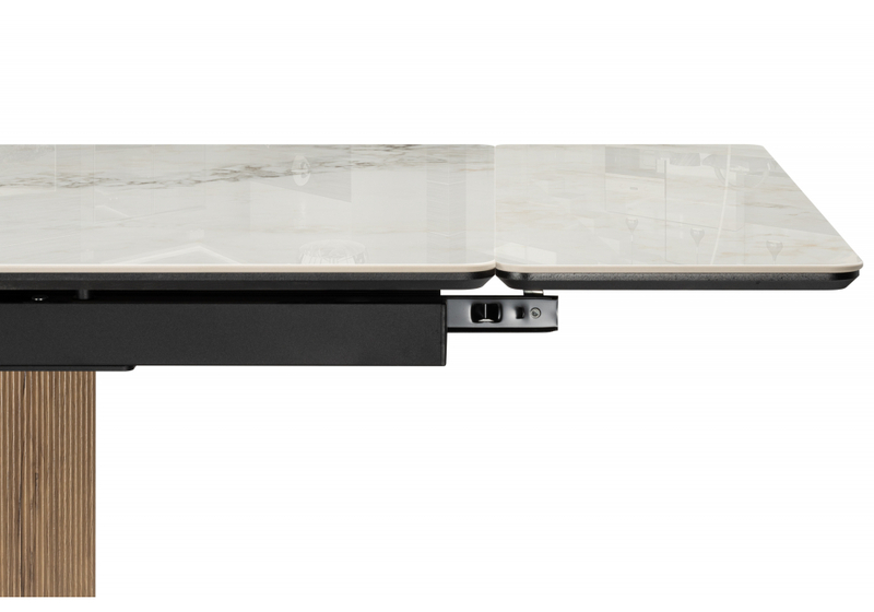 Керамический стол, Монерон 200x100 brecha crema elegance / дуб монтана