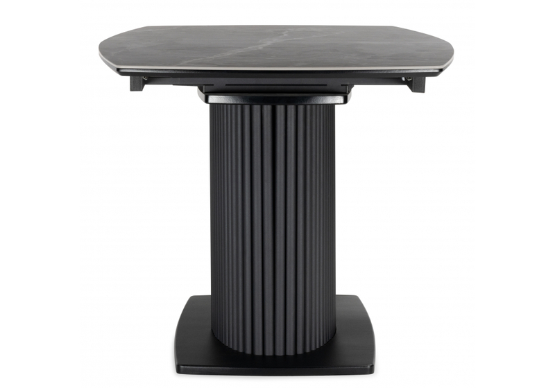Керамический стол, Фестер 160(205)х90 larka grey / черный