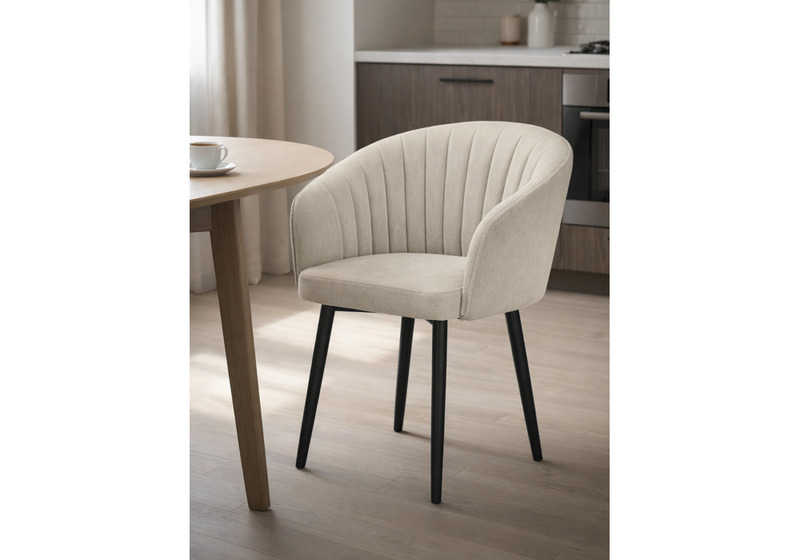 Стул на металлокаркасе, Моншау marseille 2 данс / черный