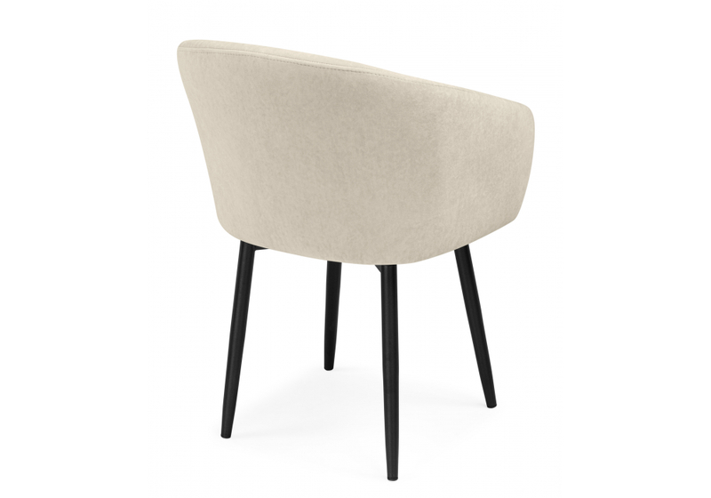 Стул на металлокаркасе, Моншау marseille 2 данс / черный