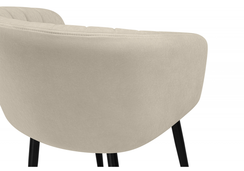 Стул на металлокаркасе, Моншау marseille 2 / черный