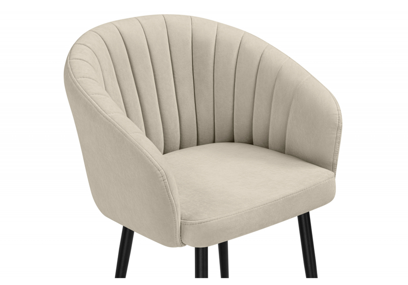 Стул на металлокаркасе, Моншау marseille 2 / черный