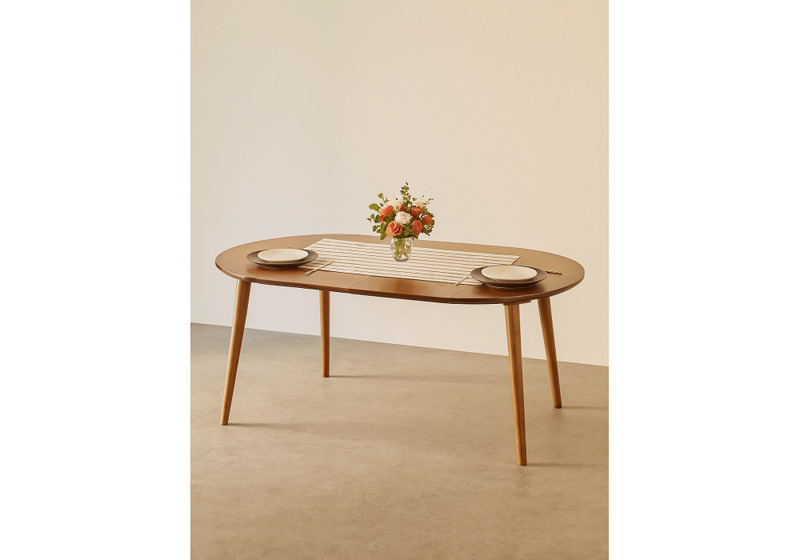 Стол деревянный, Турин 80 (160) х 80 ольха