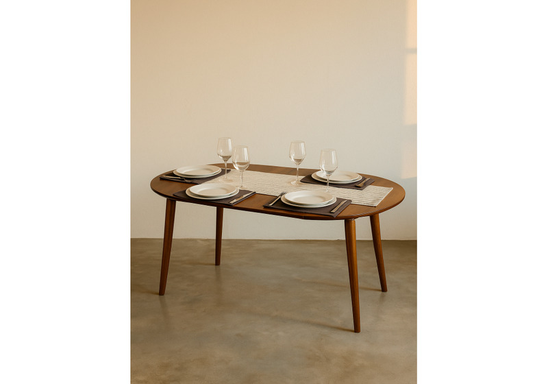 Стол деревянный, Турин 80 (160) х 80 ольха