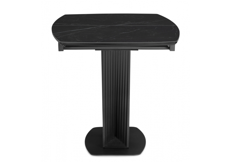 Керамический стол, Вейл 160(205)х89 черный мрамор shakespeare black / черный
