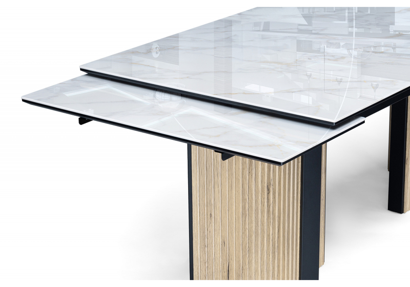 Керамический стол, Саливан 180x90 carla larkin / дуб монтана