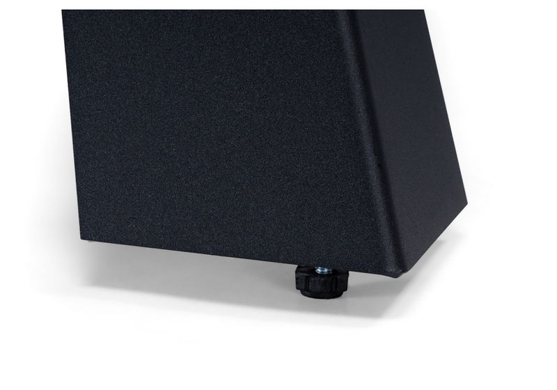 Керамический стол, Маунт 140x80 черный мрамор / черный