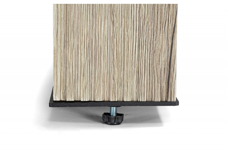 Керамический стол, Бернардо 180x90 черный мрамор / дуб монтана