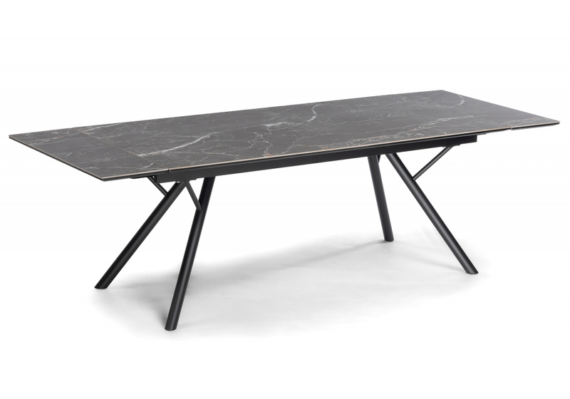 Керамический стол, Ворен 180(240)x90 nero markina / черный