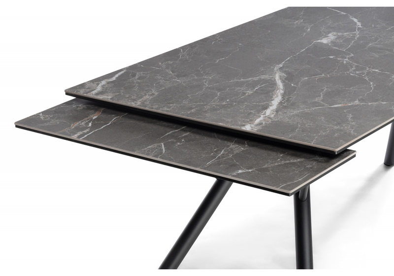Керамический стол, Ворен 180(240)x90 nero markina / черный
