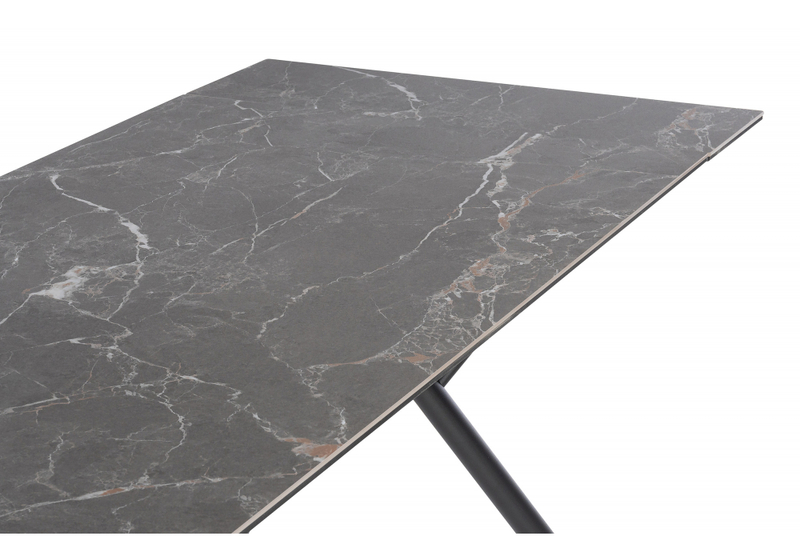 Керамический стол, Ворен 180(240)x90 nero markina / черный