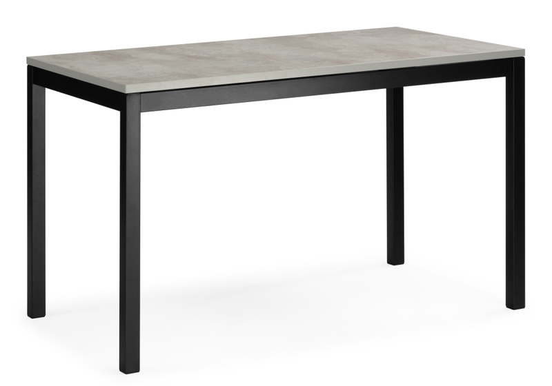 Стол деревянный, Жаклин 120(170)x68 раздвижной лдсп / бетон метрополитен