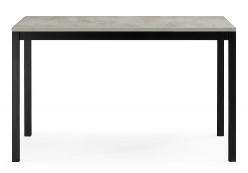 Стол деревянный, Жаклин 120(170)x68 раздвижной лдсп / бетон метрополитен